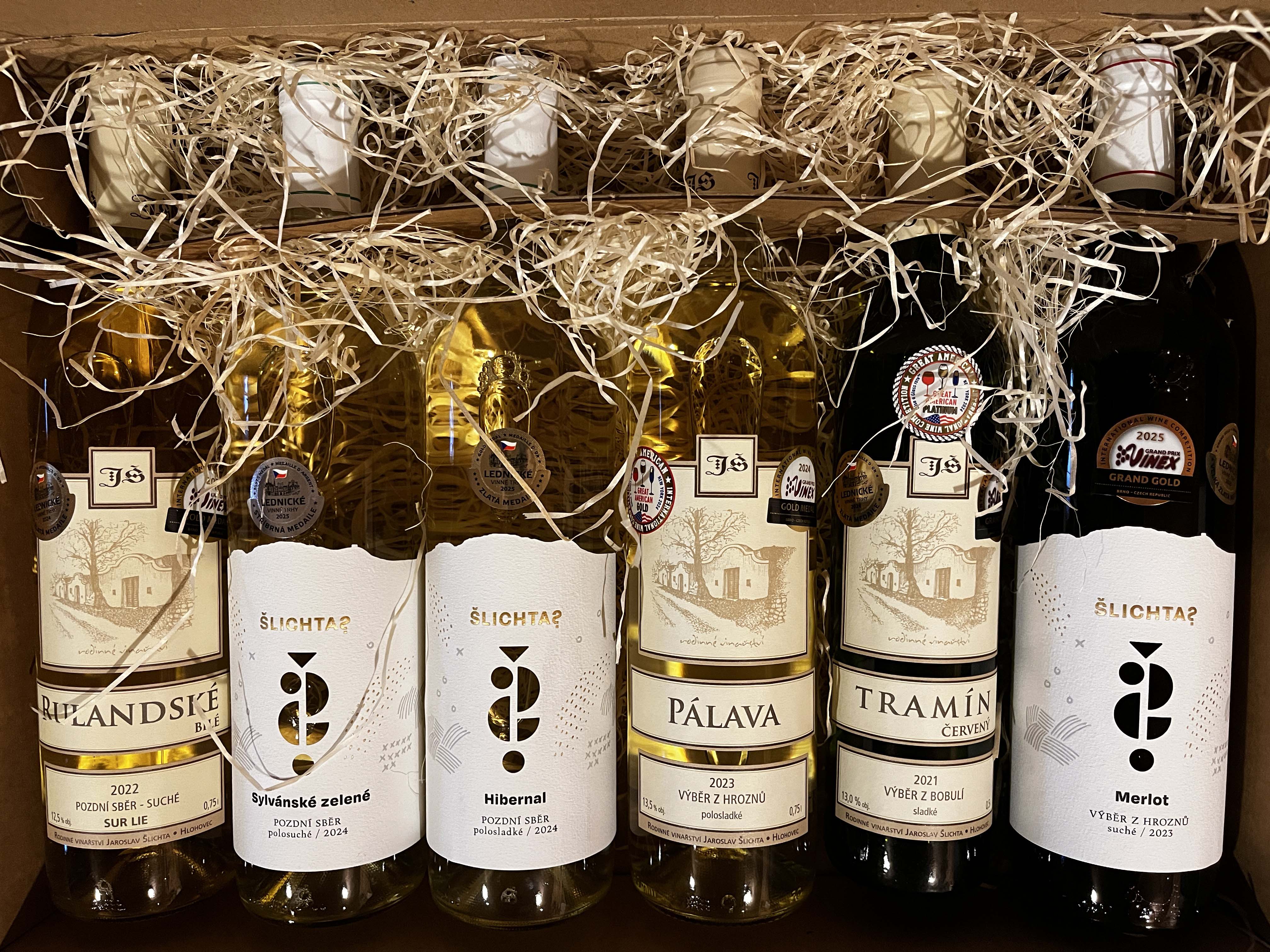 Vánoční kolekce prémiových vín